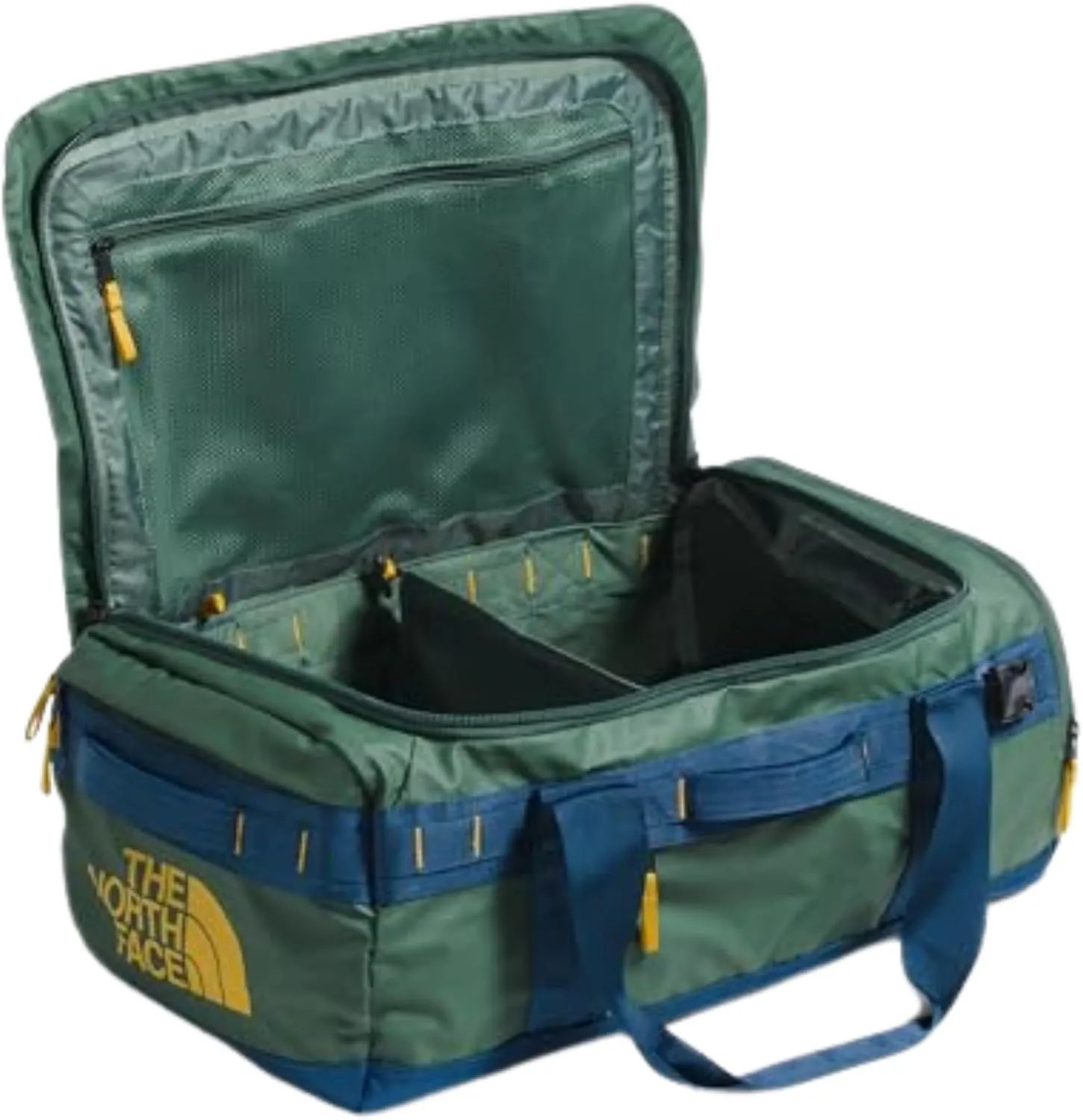 THE NORTH FACE Base Camp Voyager Duffel42L - PFAS Free, Duck Green/Shady Blue, One Size