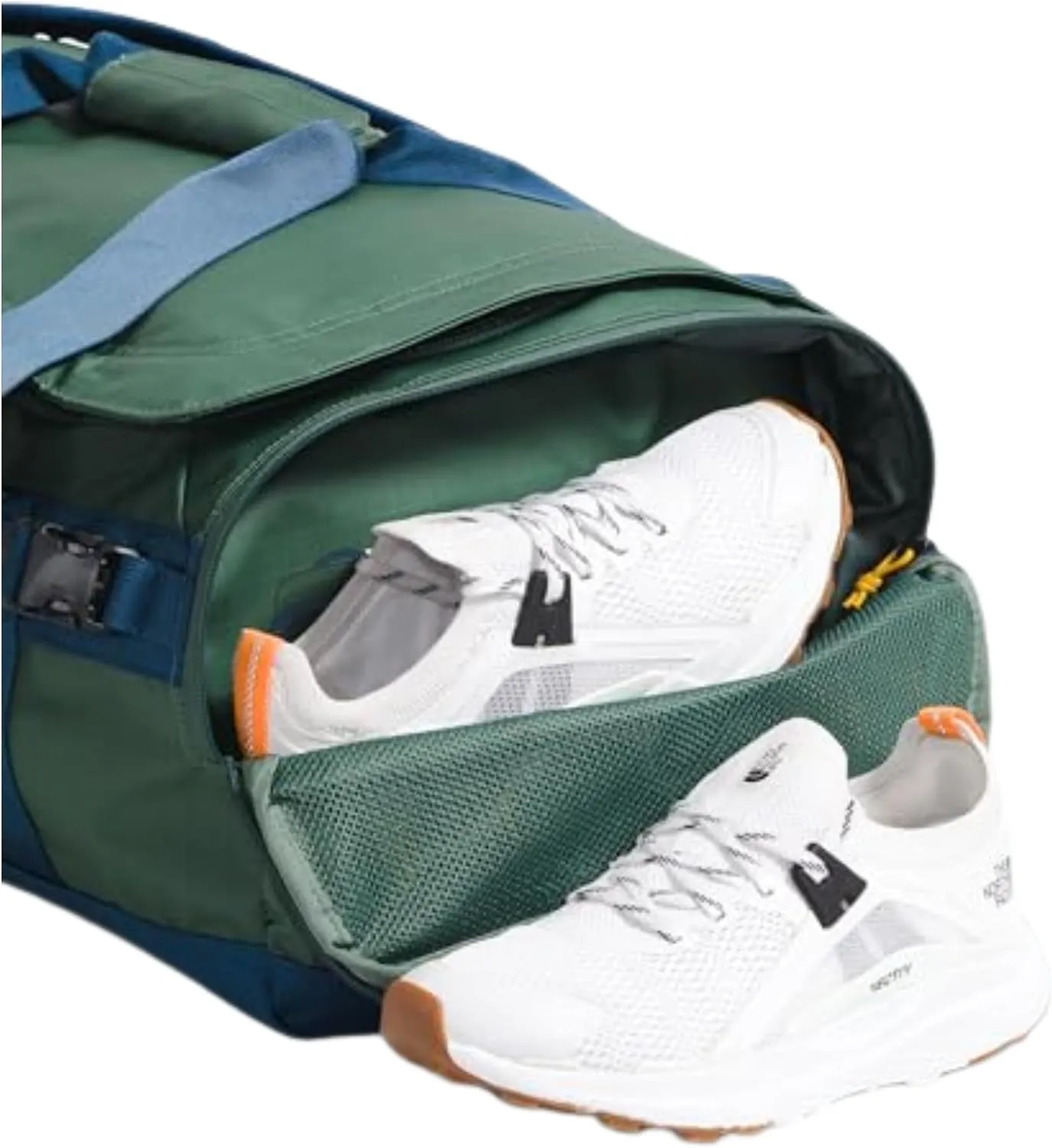 THE NORTH FACE Base Camp Voyager Duffel42L - PFAS Free, Duck Green/Shady Blue, One Size