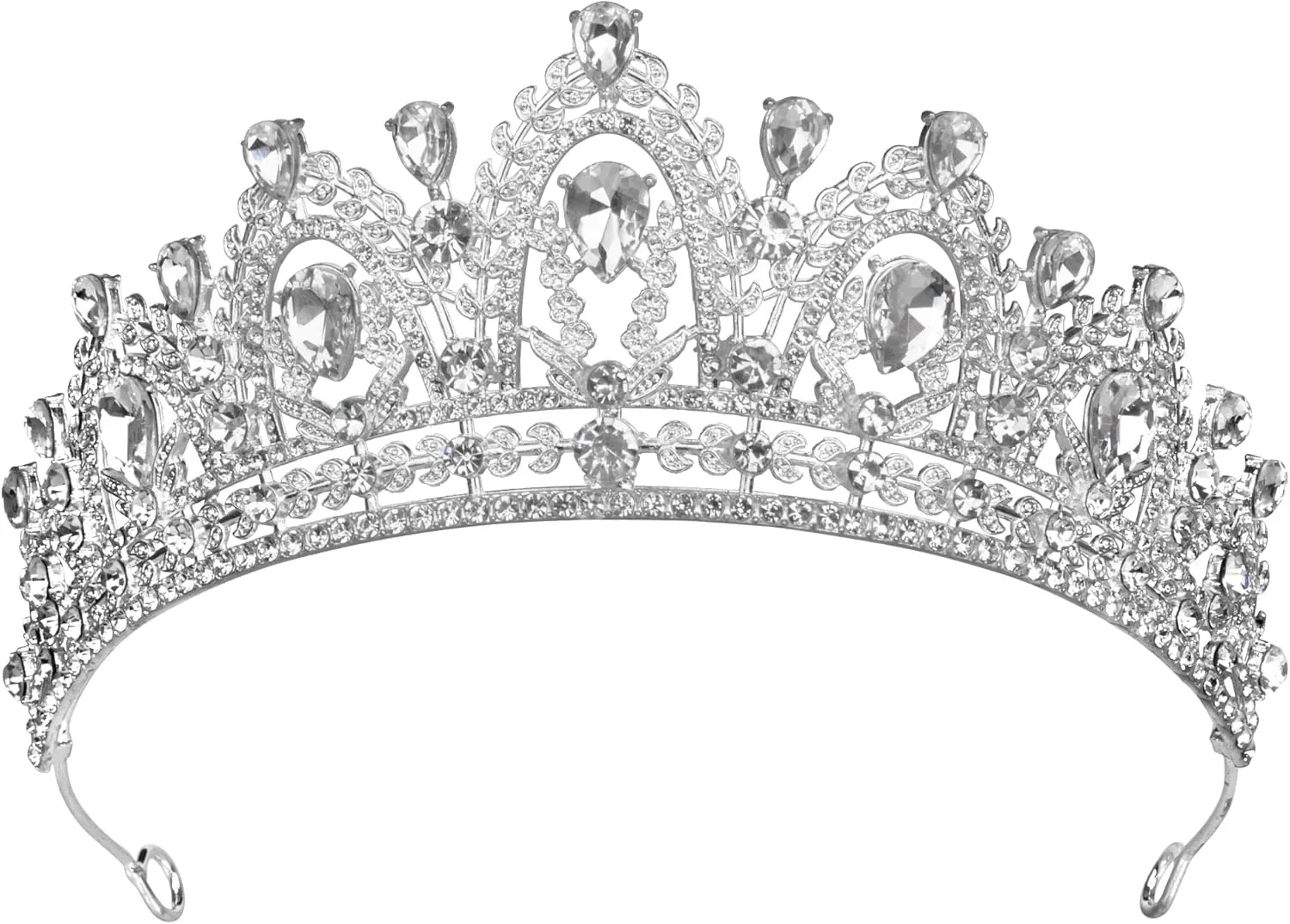 tiaras and crowns for women queen crowns for Women and Girls Crystal Princess Tiaras Rhinestone Tiaras For Wedding Bridal Birthday Prom Pageant Party