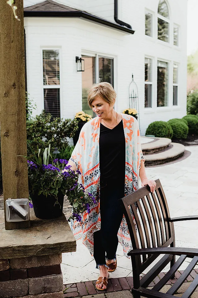 Tie Dye Ethnic Kimono