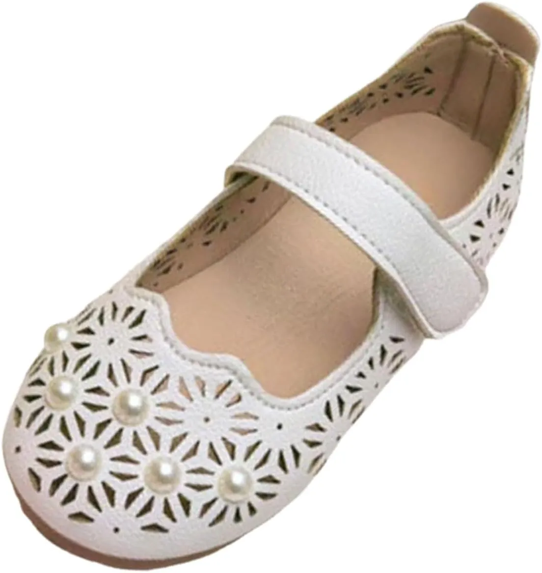 Toddler Boys Girls Sandals New Girls Princess Shoes With Hollow Out Design Fashionable Soft Soled Leather Shoes
