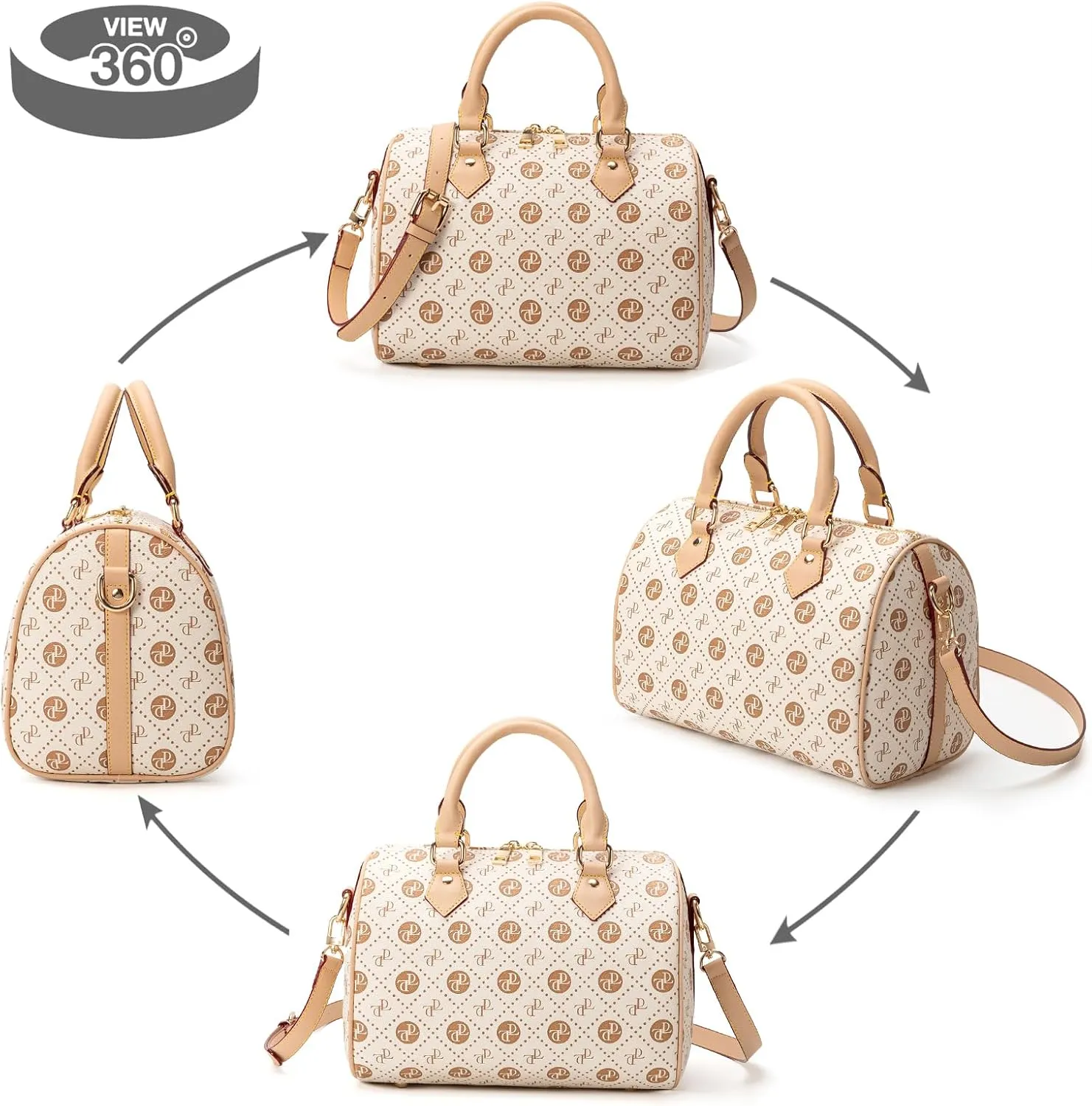 Top Handle Bags for Women Fahsionable Designer Crossbody Purse Large Cute Satchel Handbag