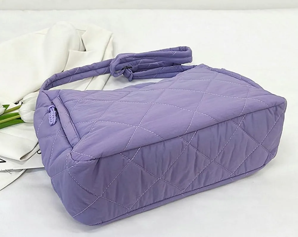 Tote Bag with Zipper Large Capacity Casual Shoulder Handbags with Inner Pocket Women's Crossbody Shoulder Handbags Hobo Bag