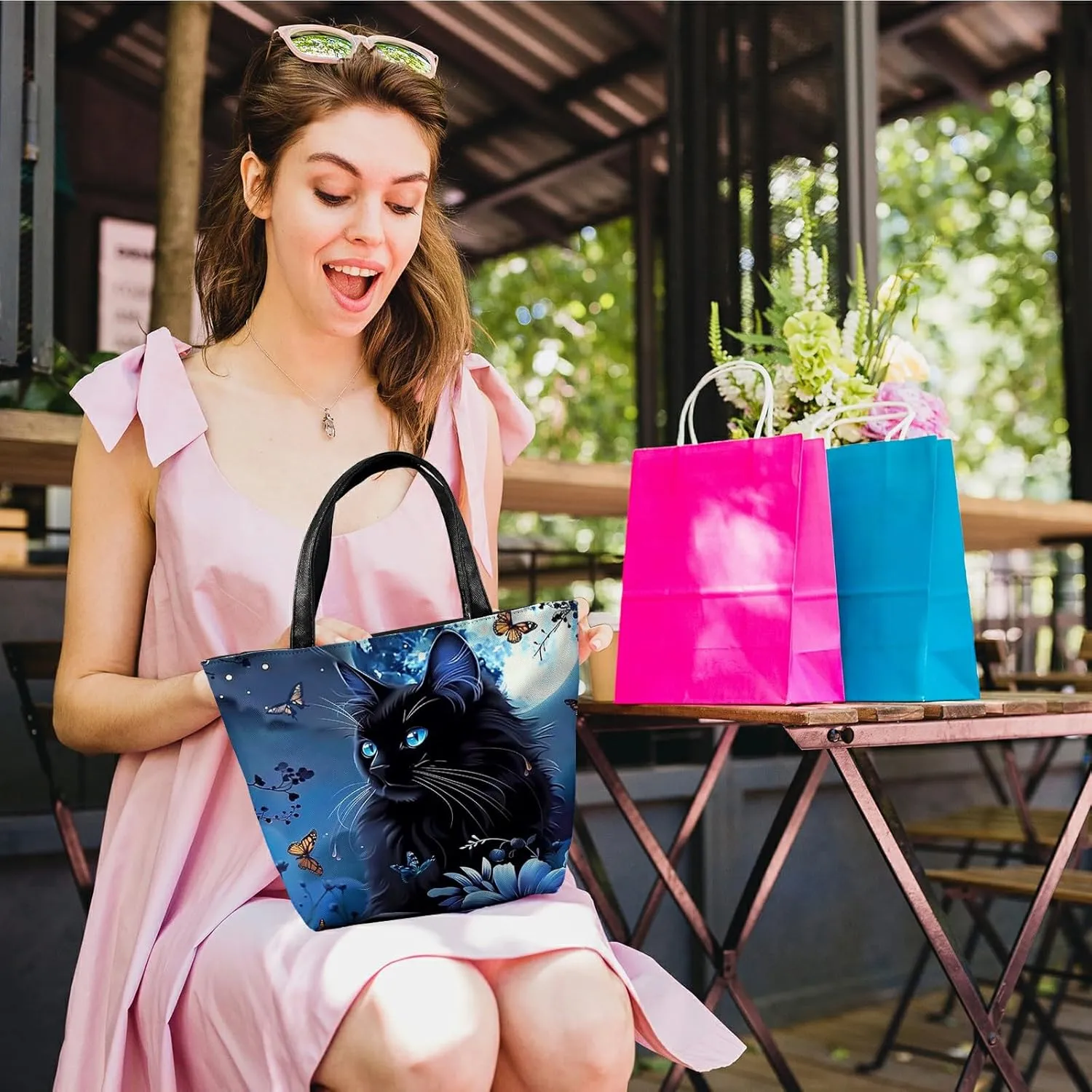 Travel Tote Bags Leather Purses for Women, Shoulder Bag with Zipper, Top Handle Ladies Shoulder Bags