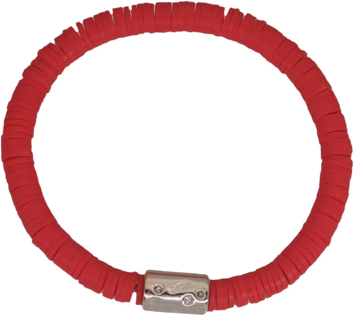 VANZACK Colorful Handmade Bracelet Elastic Wrist String Beach Wrist Chain Unique present for Friends Family Durable Polymer Jewelry for Women