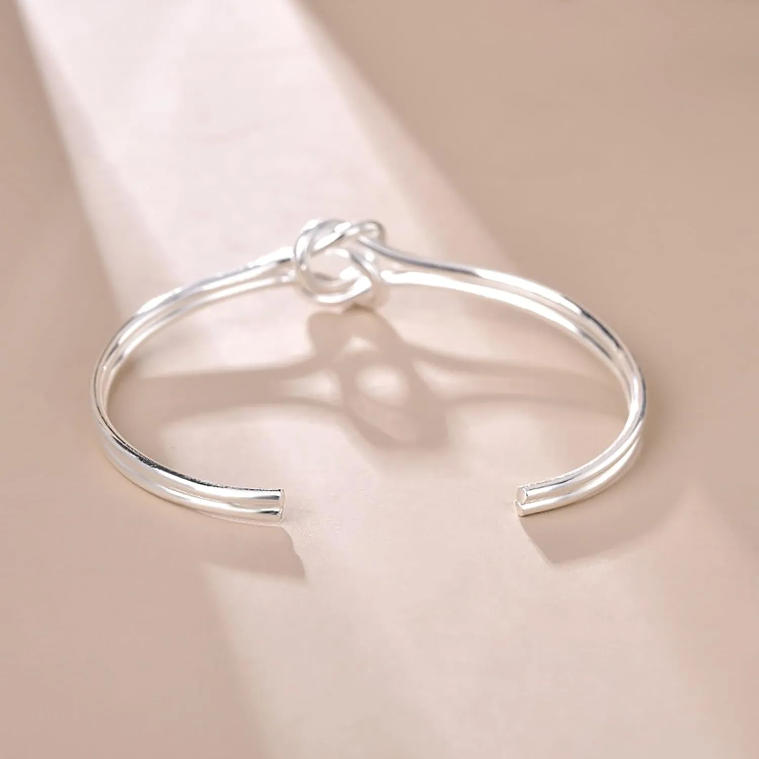 VESNIBA Silver Bangle Bracelets for Women Cuff Bracelet Adjustable Jewelry Fashion Simple Pearl Bridal Jewelry Set for Wedding (Silver, One Size)