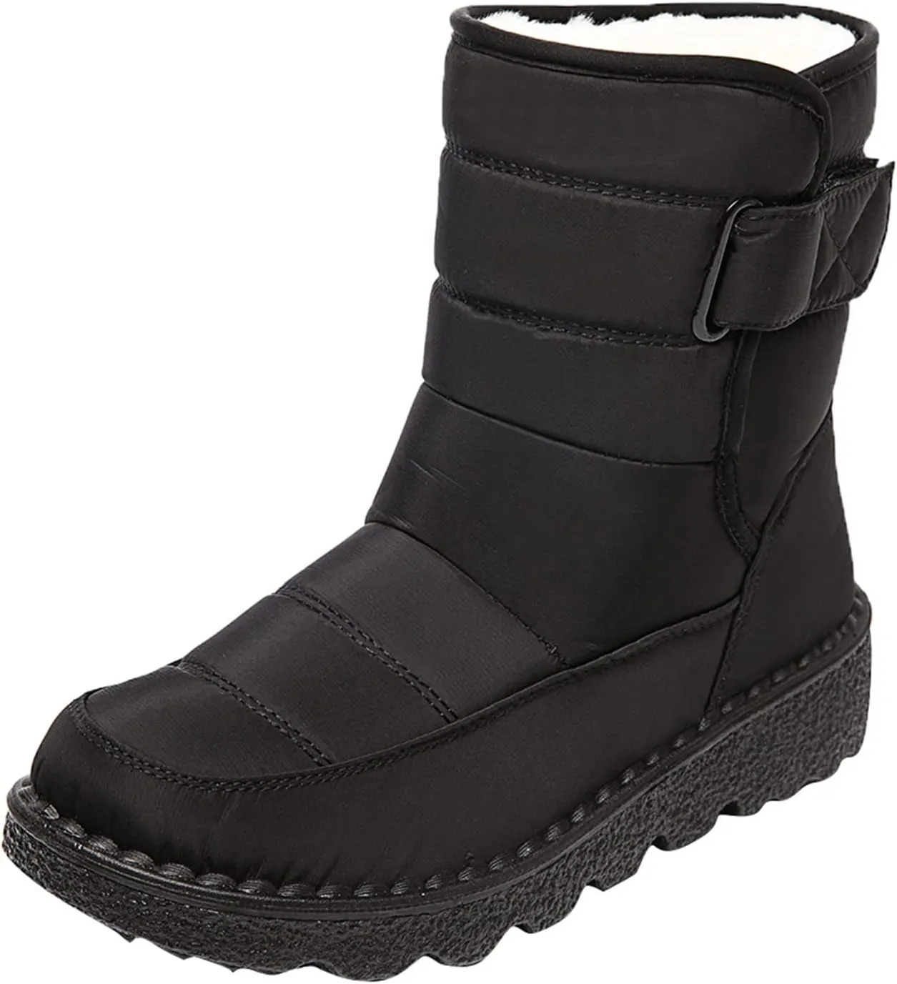 Waterproof Winter Boots Women Wide Snow Boots for Women Cute Ankle Extra Wide Width Women's Winter Boots Outdoor Boots Women 9.5 Botas Para El Frio De Mujer Largas