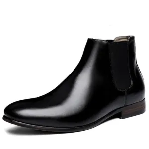 West Louis British Style Chelsea Leather Boots