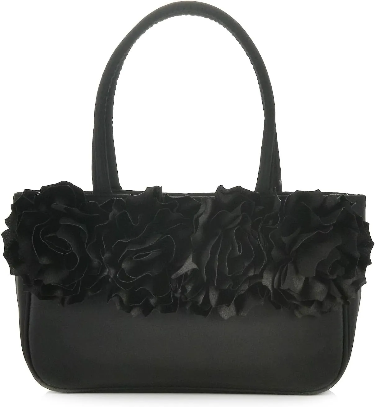 Women 3D Flowers Top-handle Handbag Cute Unique Floral Evening Clutch Purse Ladies Elegant Wedding Party Tote Hobo Bag