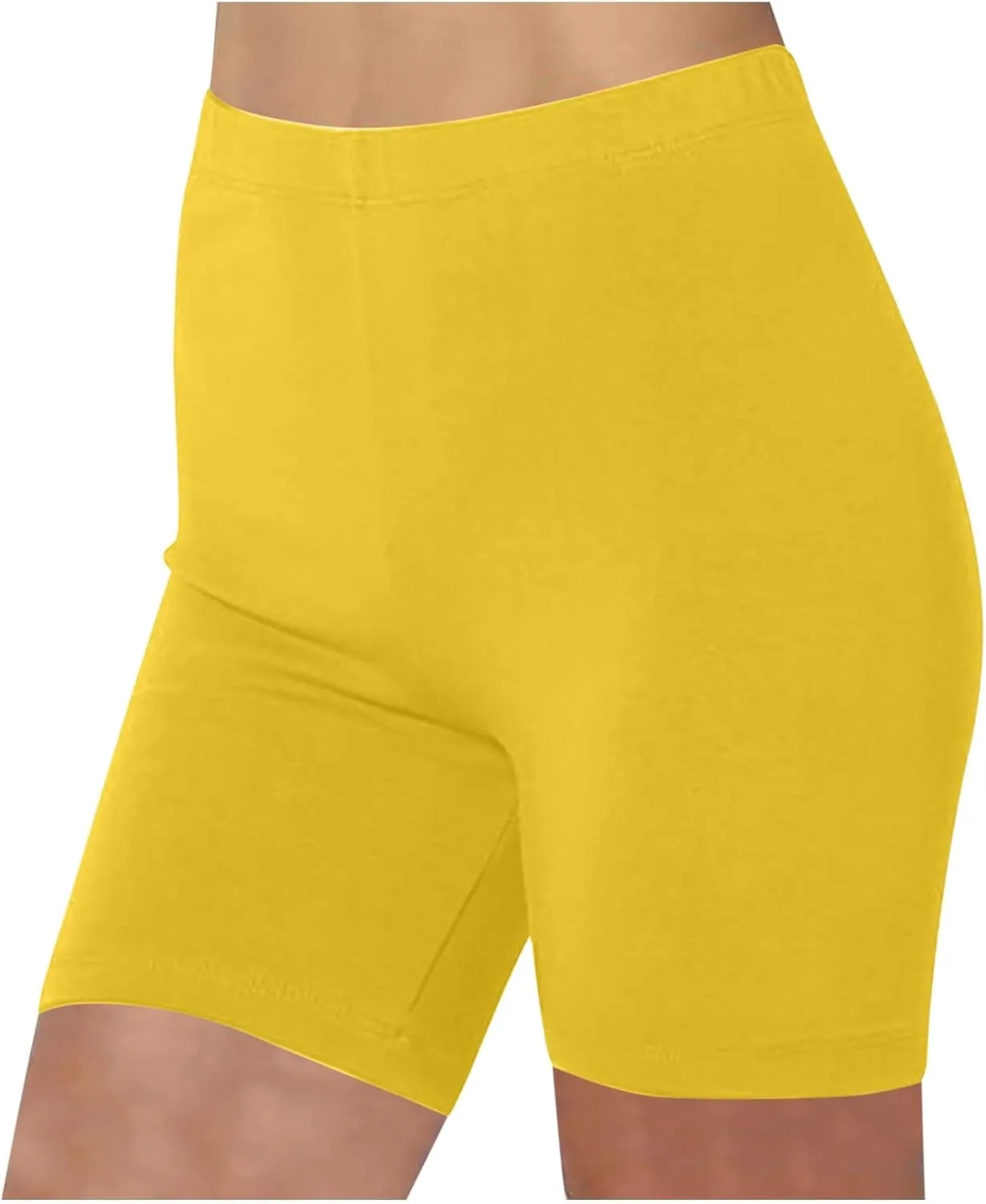 Women Leggings Shorts Ladies Shaping Yoga Shorts Elastic Waist Half Pants High Waist Short Trousers Gym Shorts Bottoms