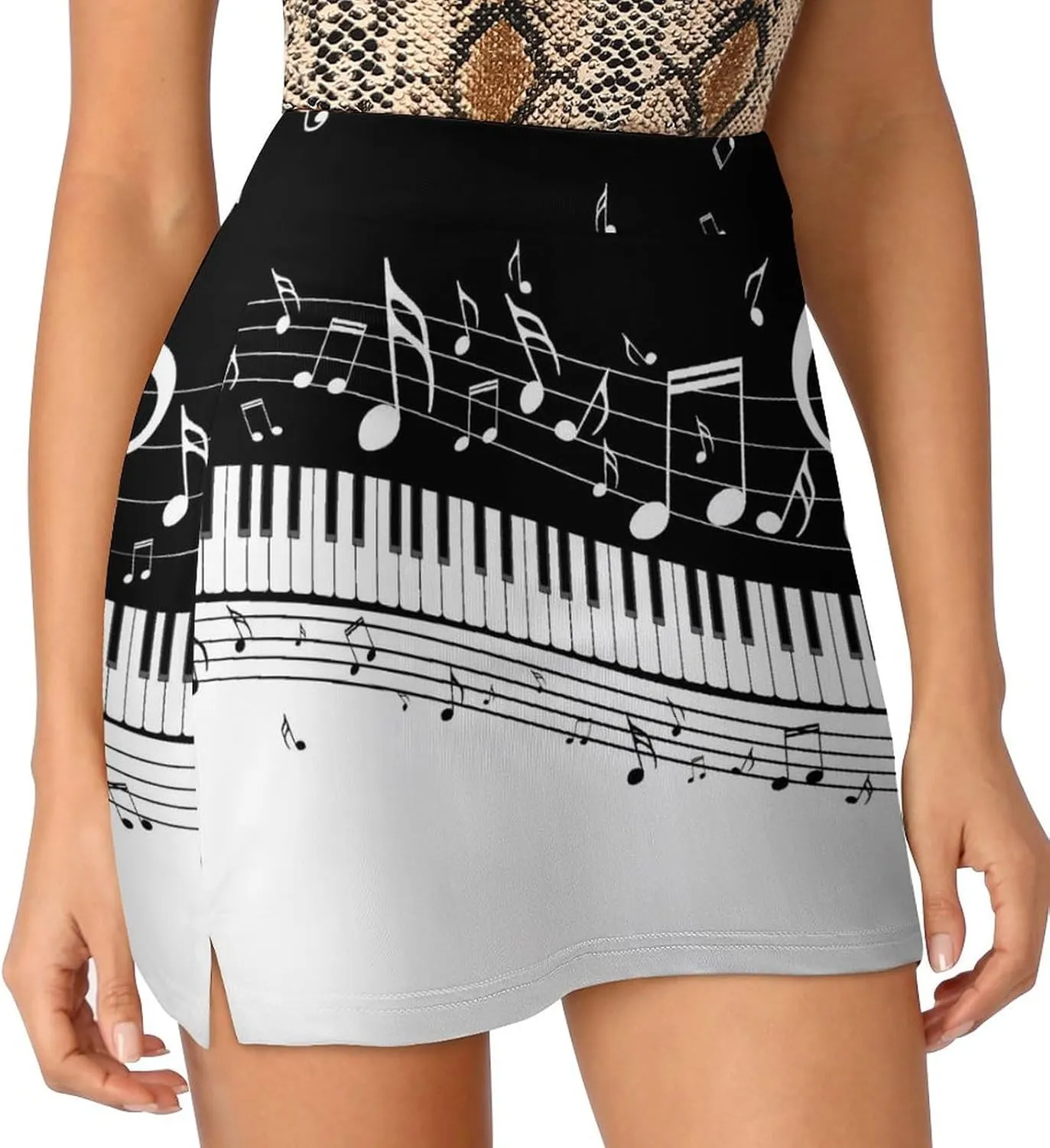 Women Workout Tennis Skirts with Pockets Activewear Sports Skort Built-in Shorts