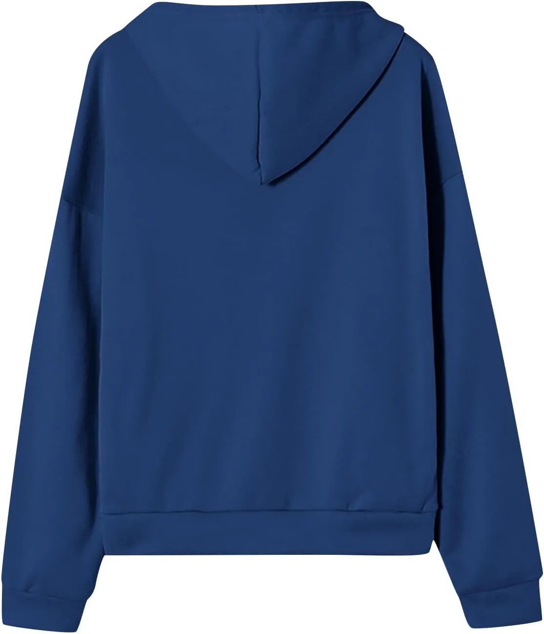 Women Zip Up Hoodie Casual Loose Oversized Sweatshirt Long Sleeve Comfy Fleece Jacket with Pockets Workout Clothes