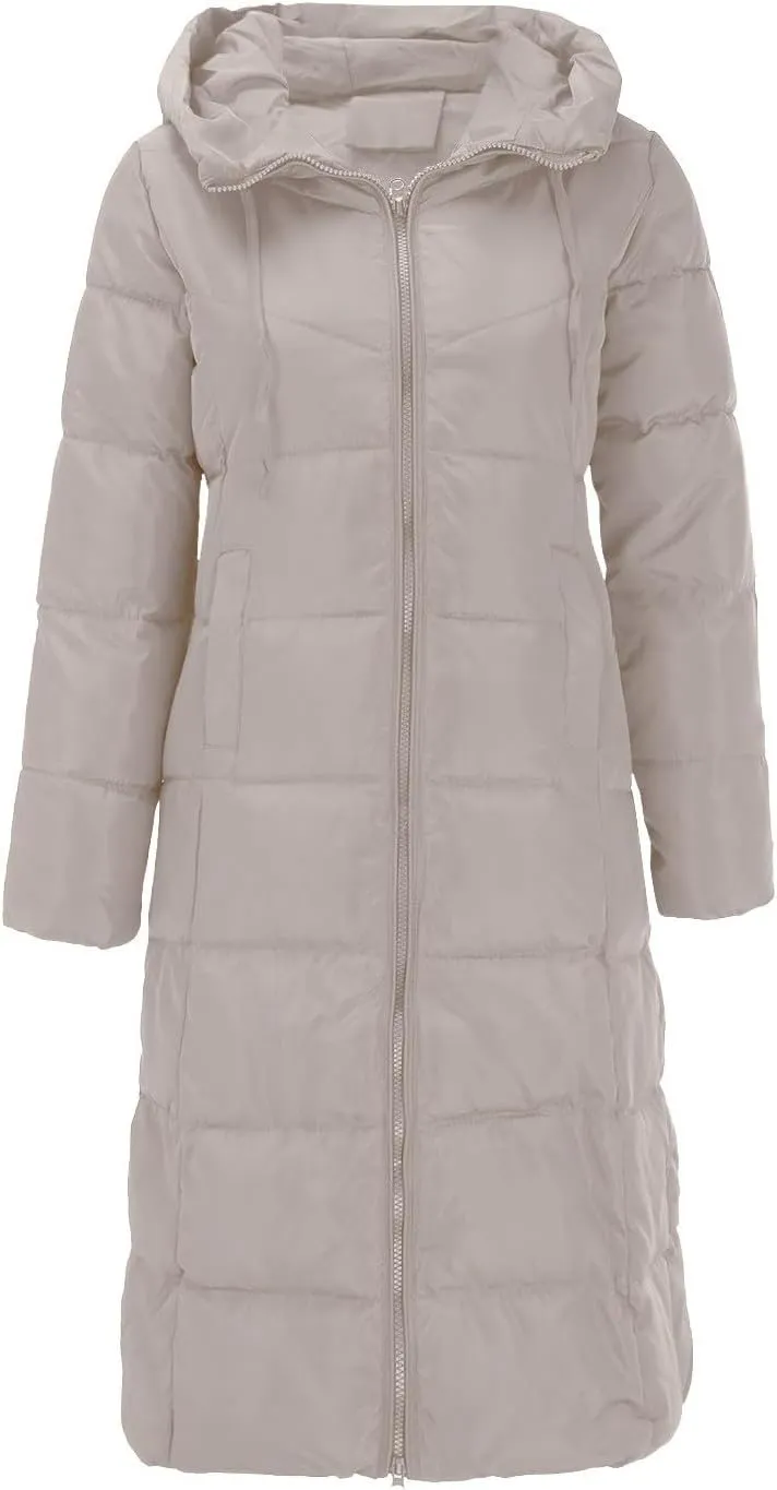 Womens 2024 Winter Fashion Clothes Puffer Jacket Lightweight Winter Coat Quilted Puffer Parka Coat Womens Winter