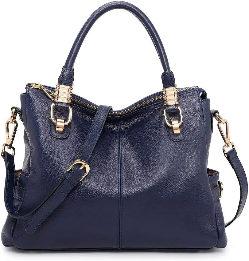 Womens Genuine Leather Purses and Handbags, Satchel Tote Shoulder Bag