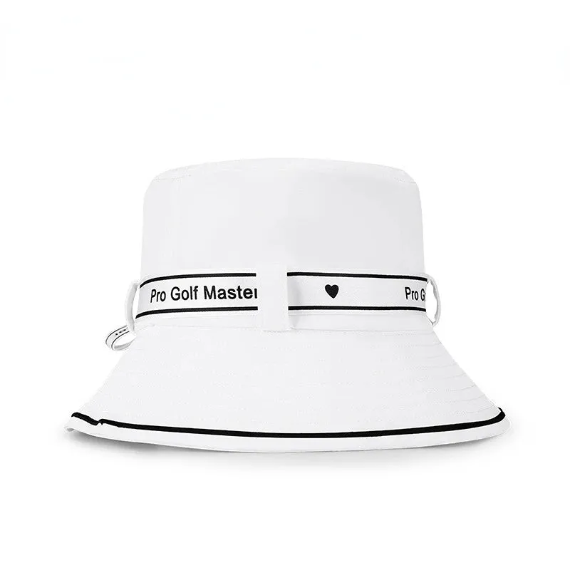 Women's Golf Hat Bow Strap Fisherman Cap
