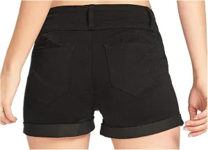 Women's High Waisted Denim Shorts Casual Ripped Summer Hot Short Jeans Raw Hem Stretchy Denim Jeans Shorts