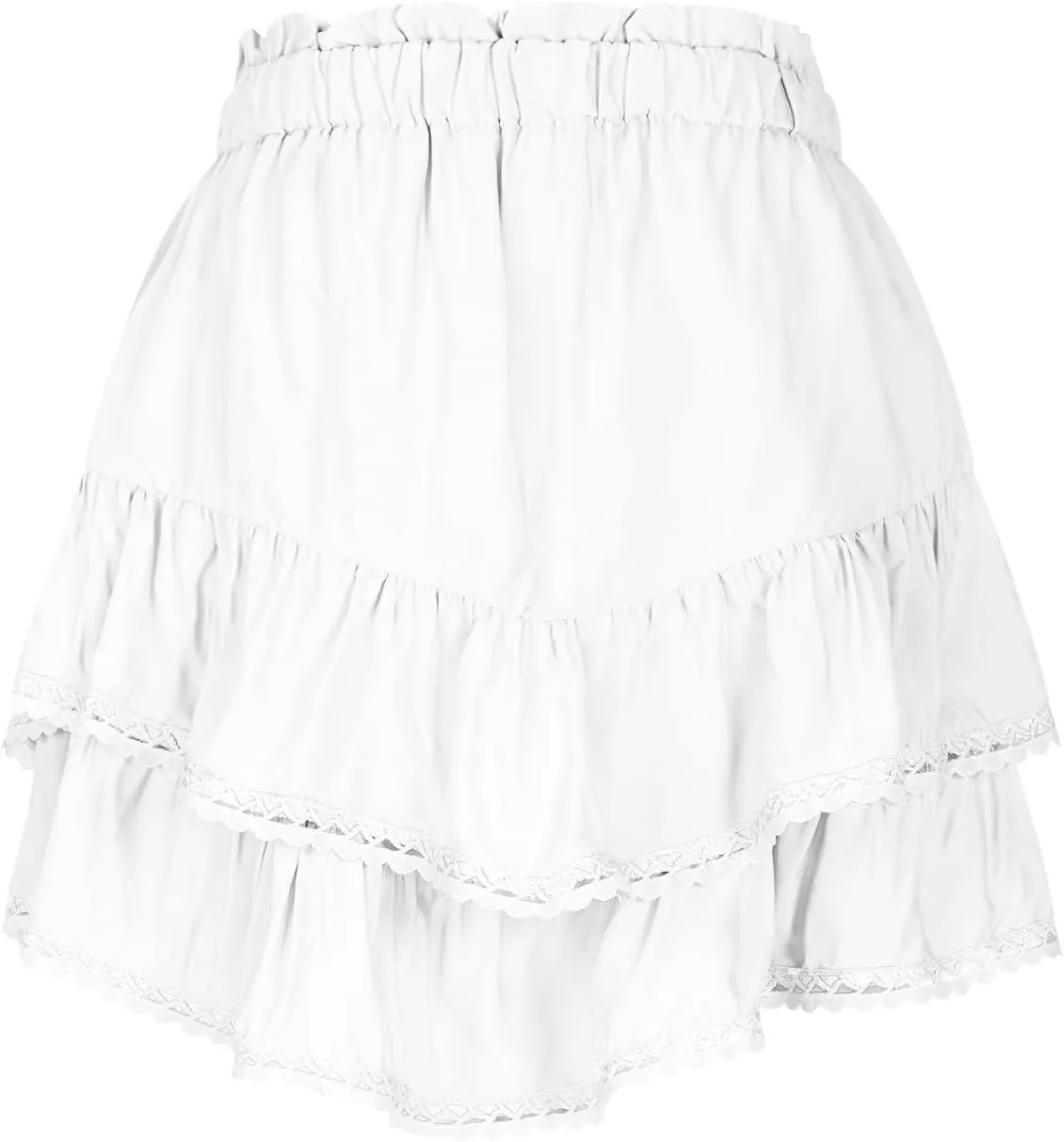 Womens Loose Fit Skorts for Women Mini Little Dressy Mesh Tiered 2025 Fashion Y2K
