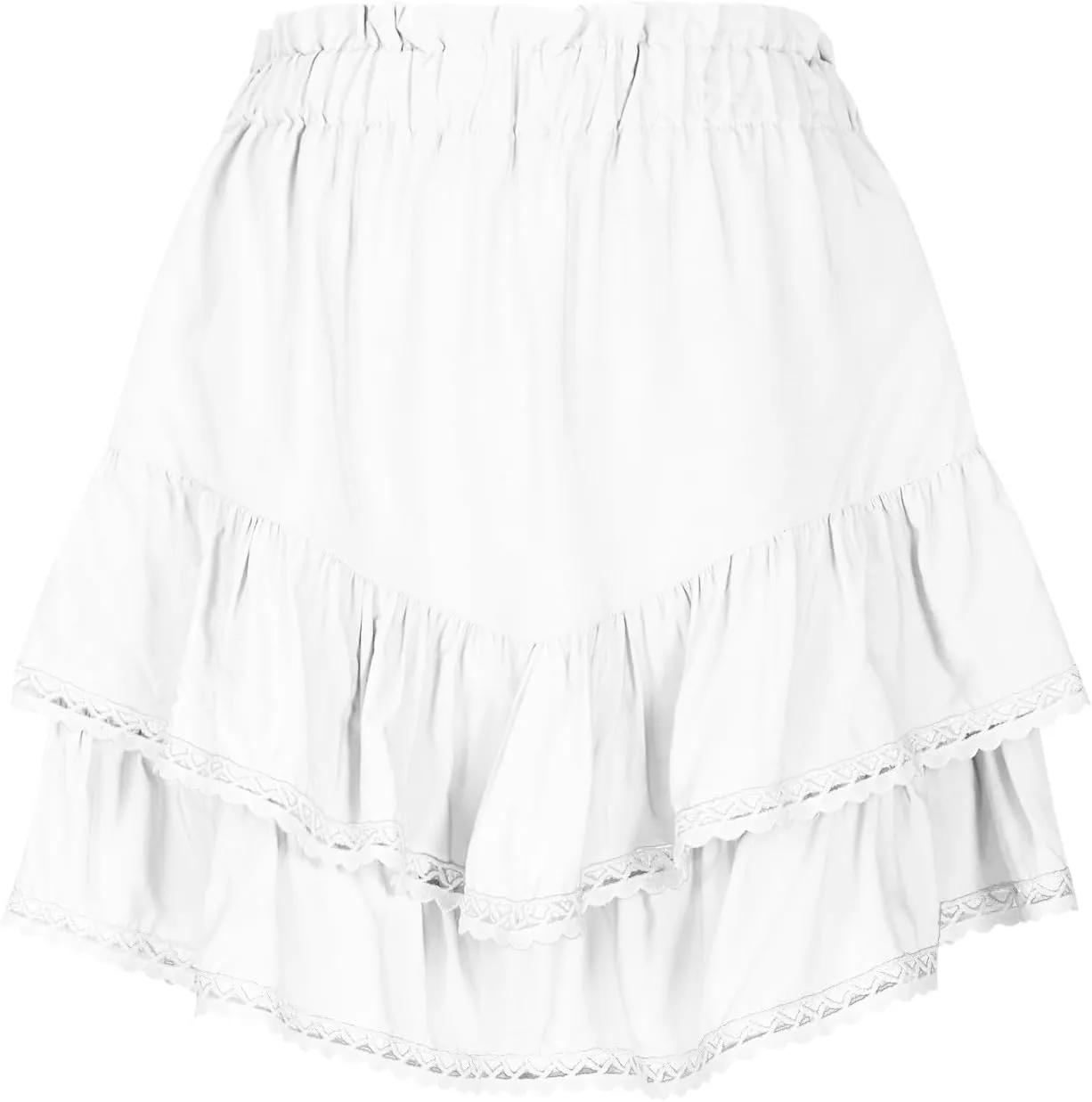 Womens Loose Fit Skorts for Women Mini Little Dressy Mesh Tiered 2025 Fashion Y2K