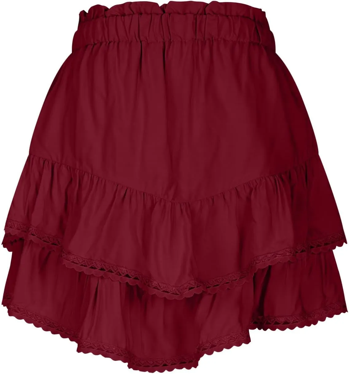 Womens Loose Fit Skorts for Women Mini Little Dressy Mesh Tiered 2025 Fashion Y2K