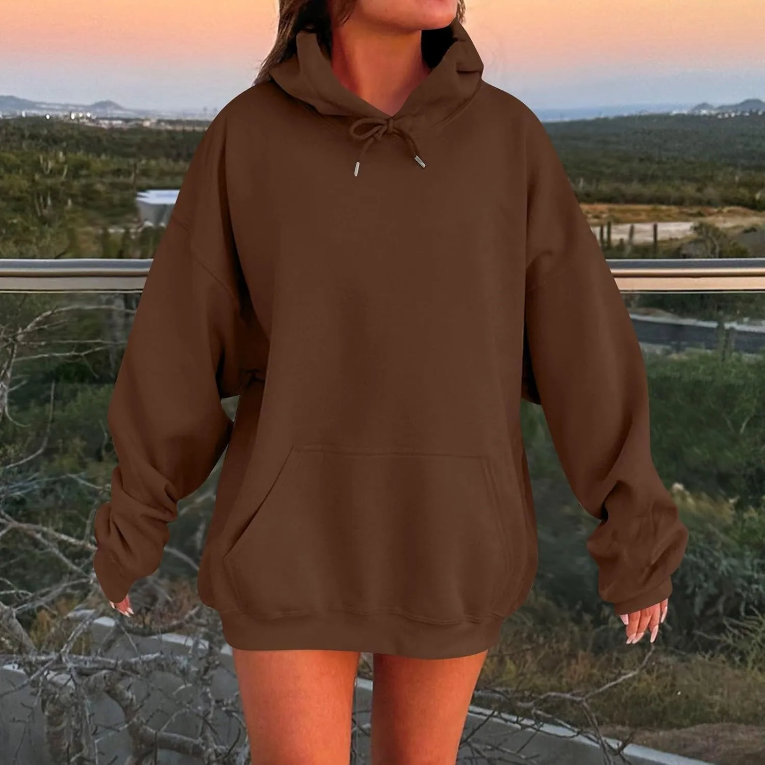 Womens Oversized Hoodies Winter Cotton Sweatshirts Pullover 2025 Fashion Tops Trendy Outfits