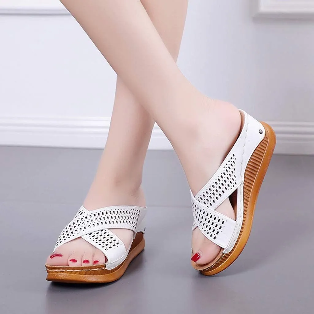 Women's Sandals Open Toes Outdoor Sandals Comfortable Orthopedic Women's Arch Support Summer Sandal