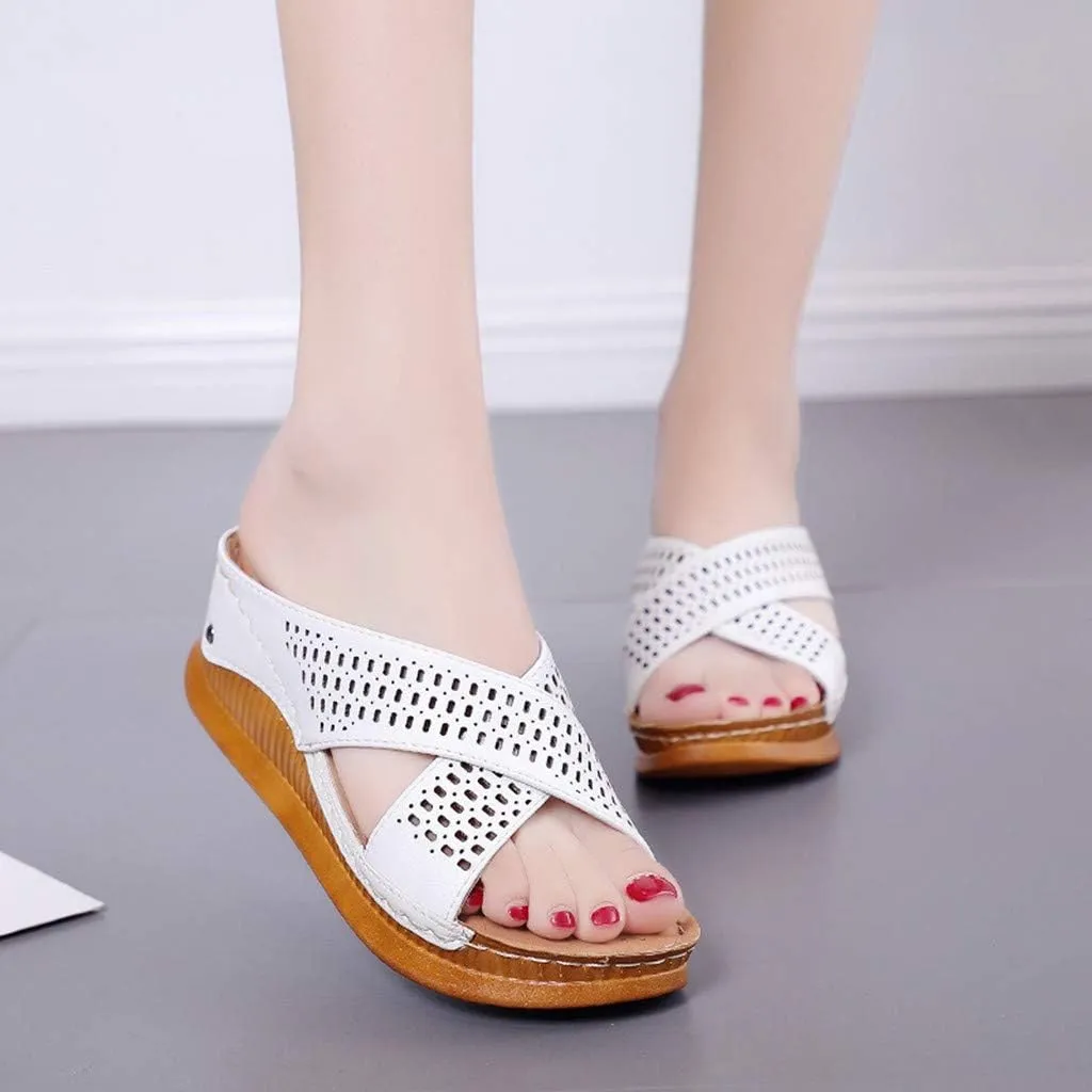 Women's Sandals Open Toes Outdoor Sandals Comfortable Orthopedic Women's Arch Support Summer Sandal