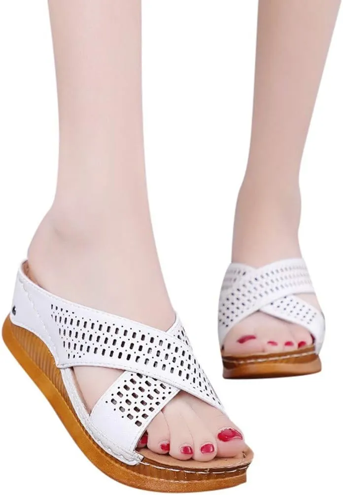 Women's Sandals Open Toes Outdoor Sandals Comfortable Orthopedic Women's Arch Support Summer Sandal