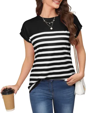 Womens Shirts Boho Plus Size Summer Tops Dresses Casual Blouses Cap Sleeve Womens Tank Tops