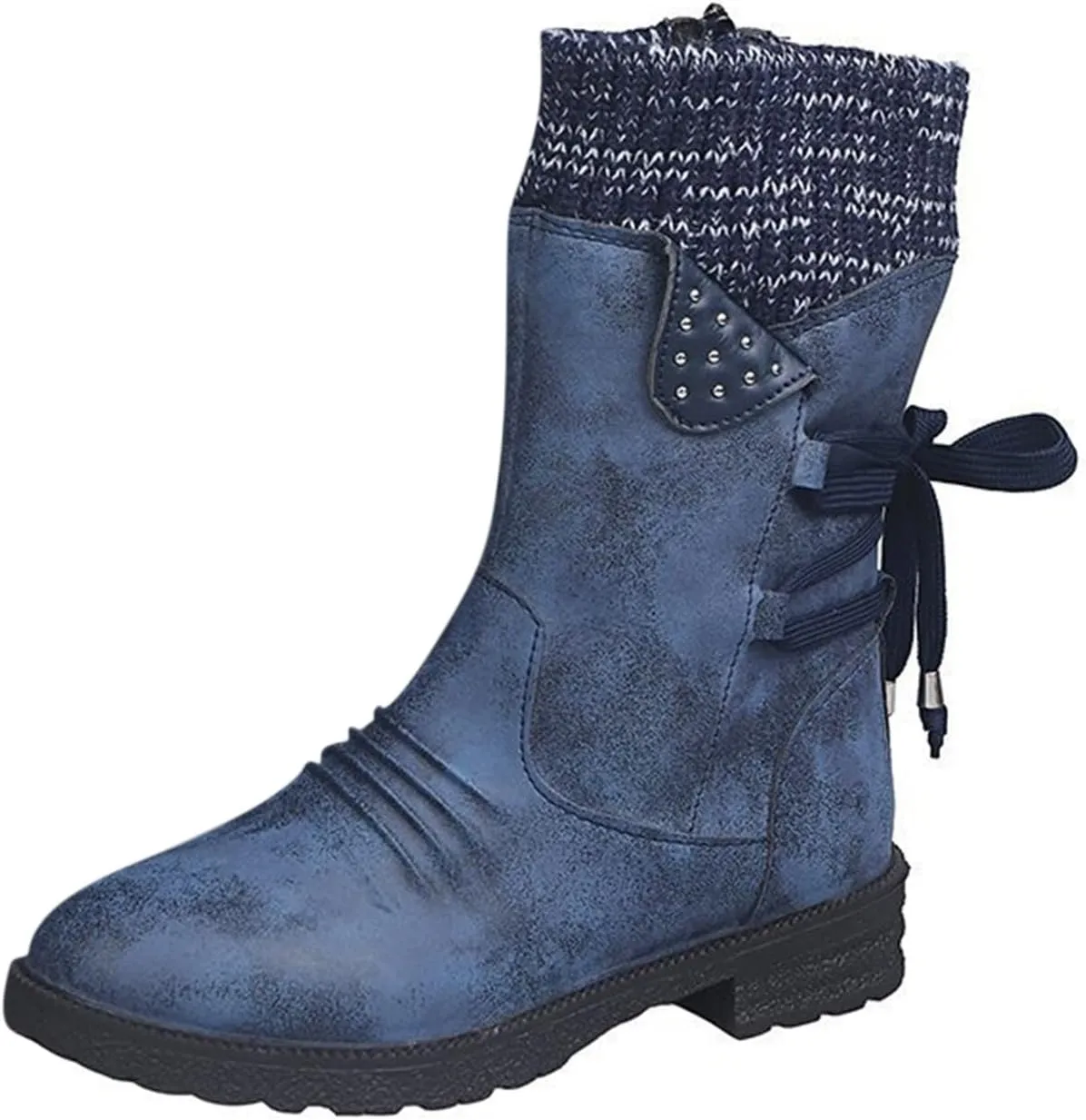 Women's Wide Snow Boots Waterproof Insulated Women's Waterproof Hiking Boots Size 10 Womens Slip on Winter Boots Ankle Womens Slip on Walking Snow Shoes Snow Boots Wide Calf Women Sale Clearance