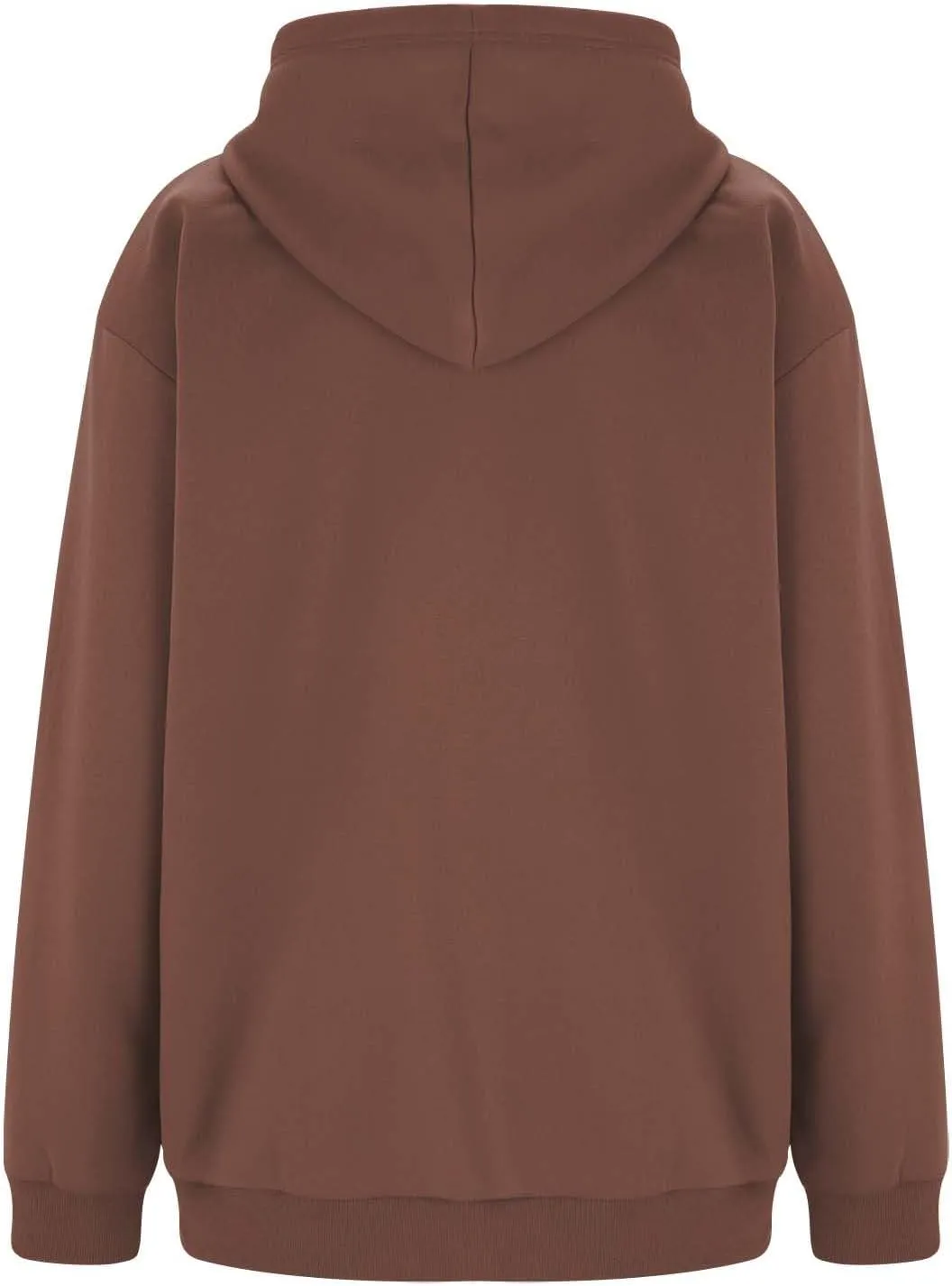 Womens Zip Up Hoodies Oversized Long Sleeve Fleece Jacket with Pockets Casual Comfy Loose Hooded Sweatshirt Outerwear