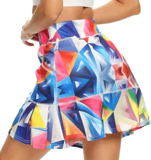 WOWENY Women's Athletic Tennis Skorts Skirts for Women Running Golf Skort with Pockets