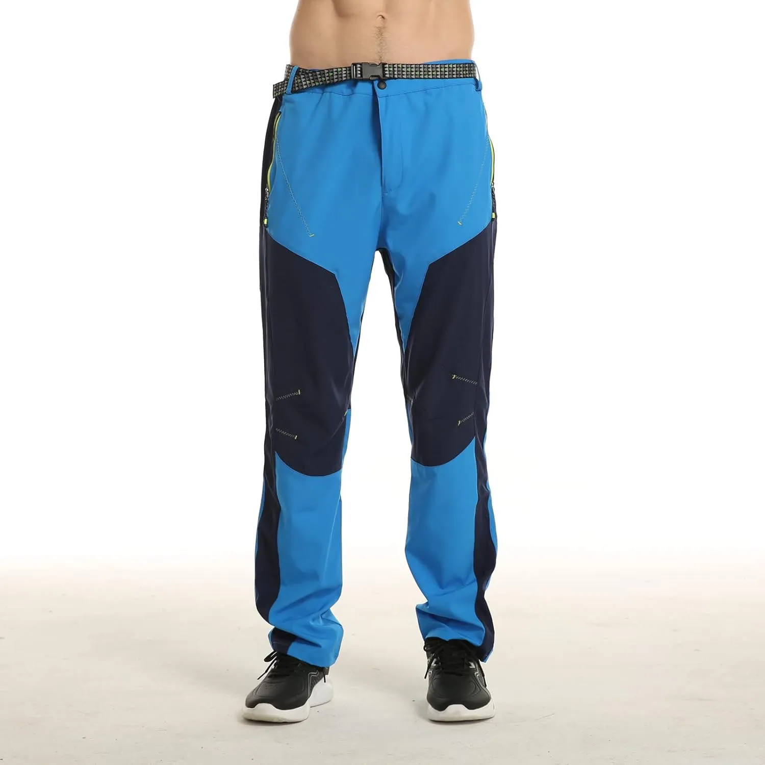XUNRYAN Mens Hiking Pants Workout Lightweight Quick Dry Waterproof Outdoor Fishing Mountain Pants Trousers Activewear