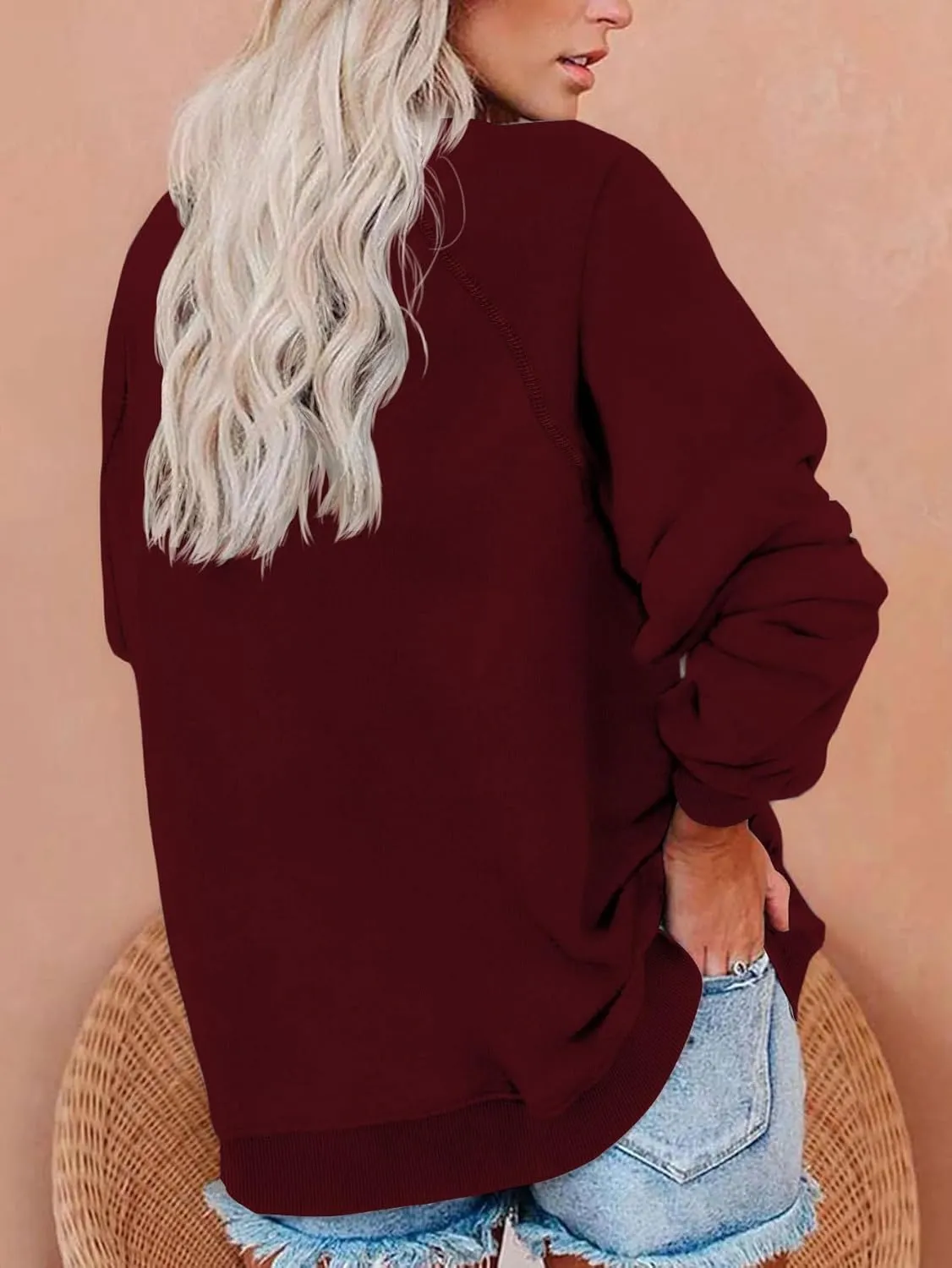 Yes I'm Cold Me 24:7 Sweatshirt Women Funny Letter Print Graphic Casual Loose Long Sleeve Pullover Tops