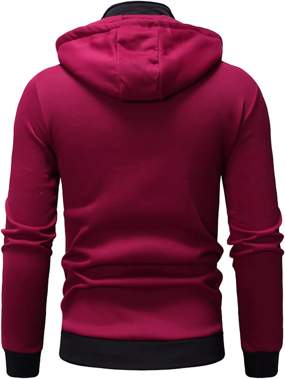 Ymosrh Men's Sweatshirt Zip Up Jacket Pullover Sweatshirts Casual Cardigan Hoodie, M-4XL