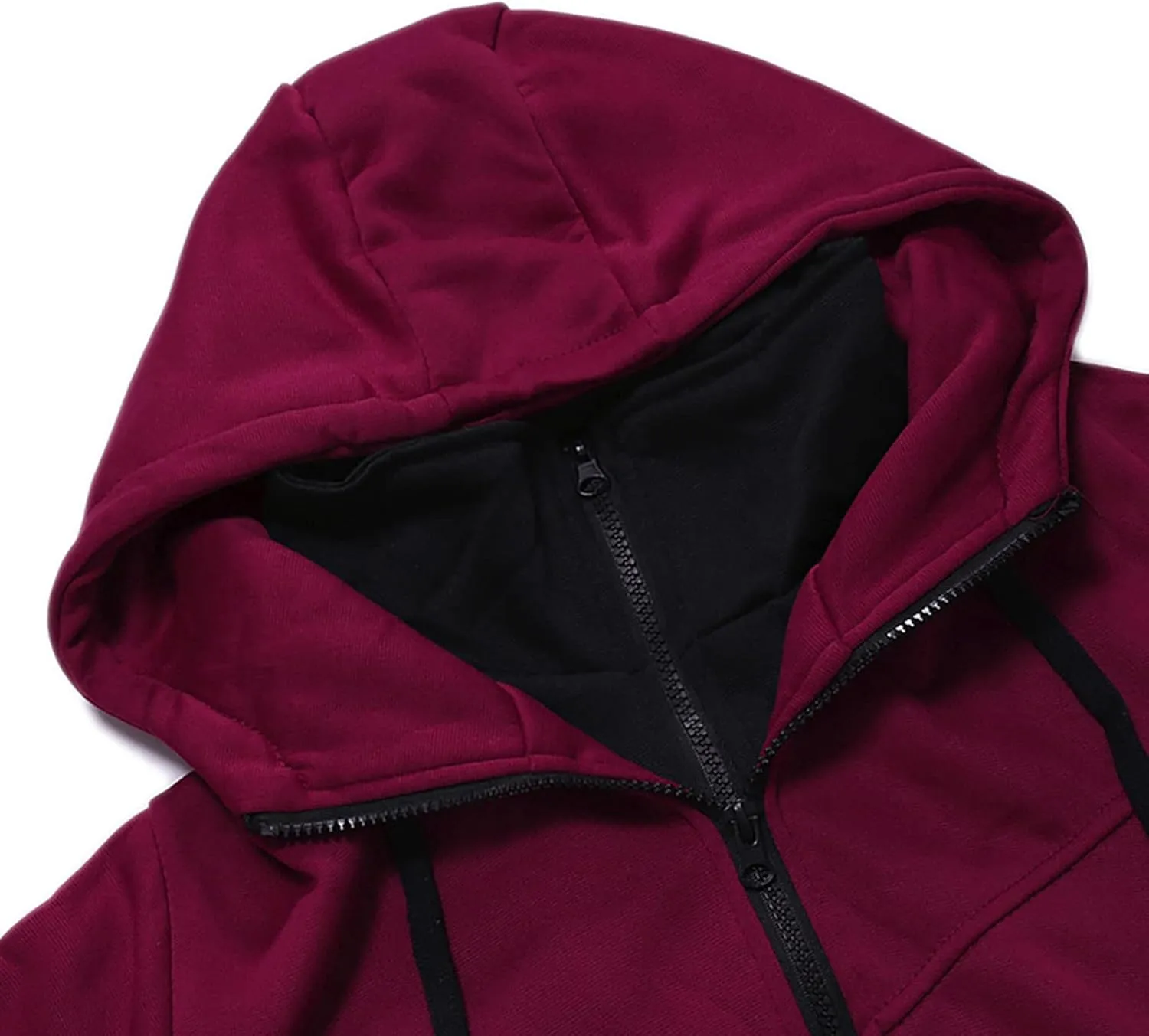 Ymosrh Men's Sweatshirt Zip Up Jacket Pullover Sweatshirts Casual Cardigan Hoodie, M-4XL