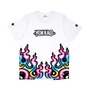 Yokkao Flames Workout Shirt White